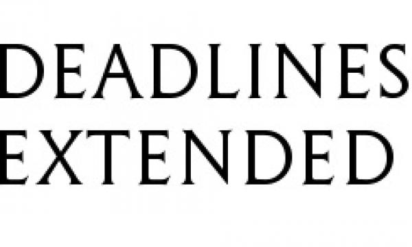 Deadline extended